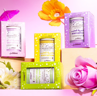 Body Lotion Makhmaria Lait à la Vitamine E - Pharmamil Pure and Soft