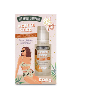 Huile Sèche Glitter The Fruit Company - Noix de coco
