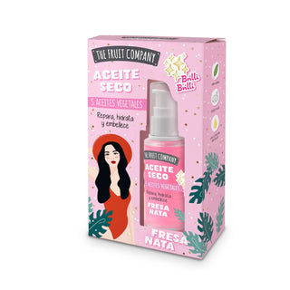 Huile Sèche Glitter The Fruit Company - Fraise crème