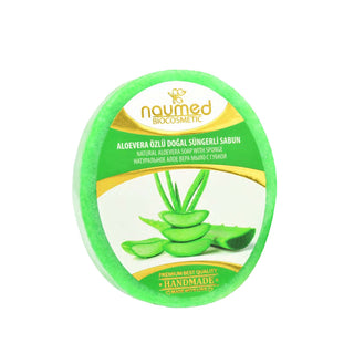Savon éponge 2-en-1 - Aleo vera