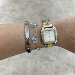 Bracelet Wardi - Argenté Strass