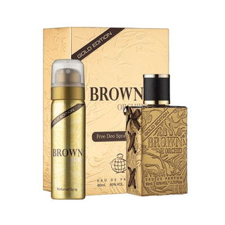 Brown Orchid Gold Edition + déodorant - Ard Al Zaafaran