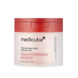 Red Succinic Acid Peeling Pads - Medicube