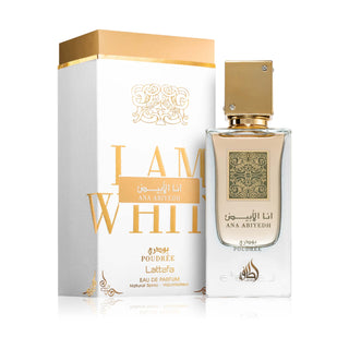I am white Ana Abiyedh Poudré - Lattafa