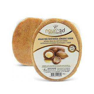 Savon éponge 2-en-1 - Huile d'Argan