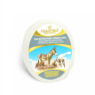 Savon éponge 2-en-1 - Lait d'ânesse