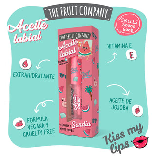 Huile à lèvres The Fruit Company - Pastèque