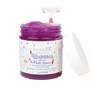 Bubbles shower Fluffy flower  - Pharmamil Pure and Soft
