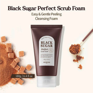 Black Sugar Scrub Foam – Skinfood