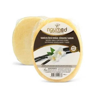 Savon éponge 2-en-1 - Vanille